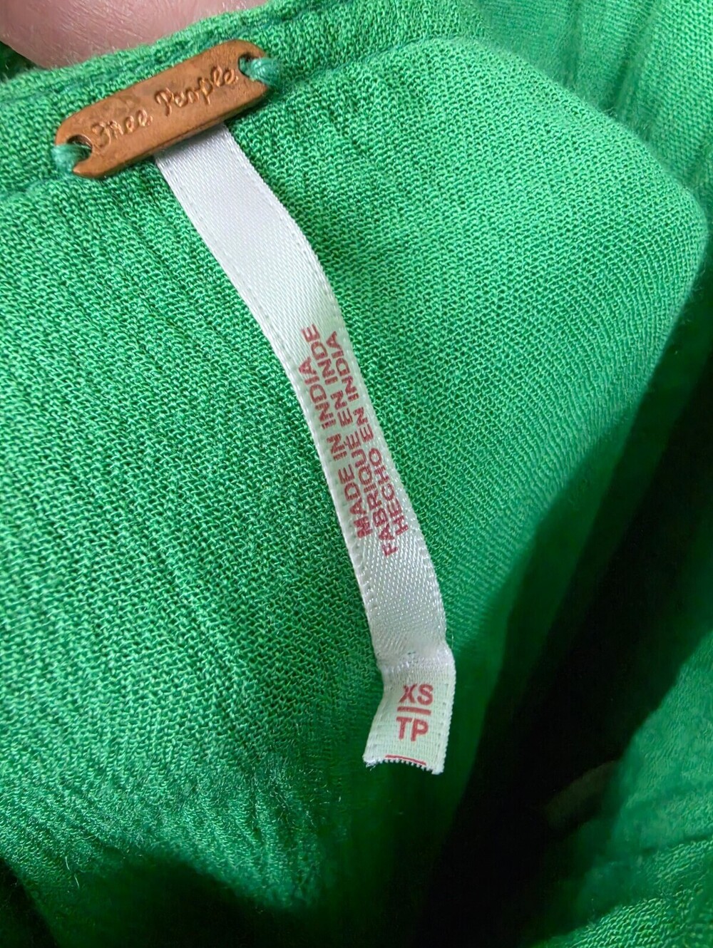 Free People Green Viscose Maxi Dress XS - Picture 3 of 5
